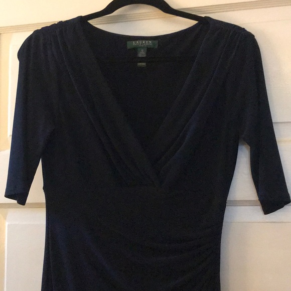 SALE 🎉🎉Lauren Ralph Lauren Navy dress size 10 - Picture 5 of 5